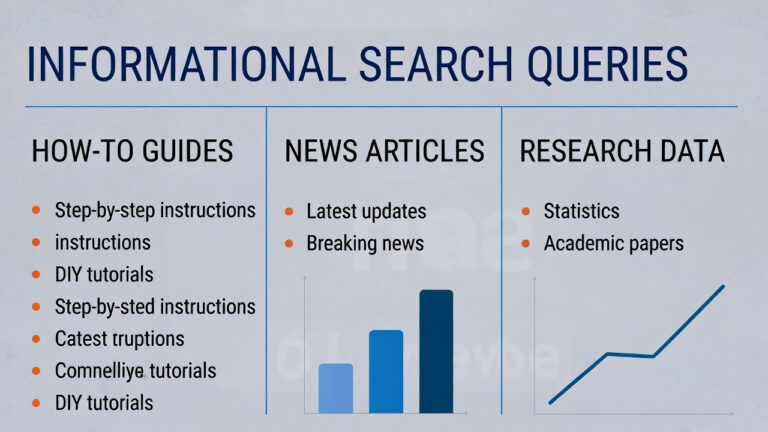 Informational Search Queries: User Intent and Boosting SEO informational search queries